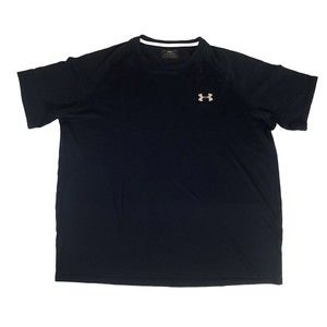 Under Armour Shirt Mens X-Large Blue Heatgear Loose Athletic Shirt